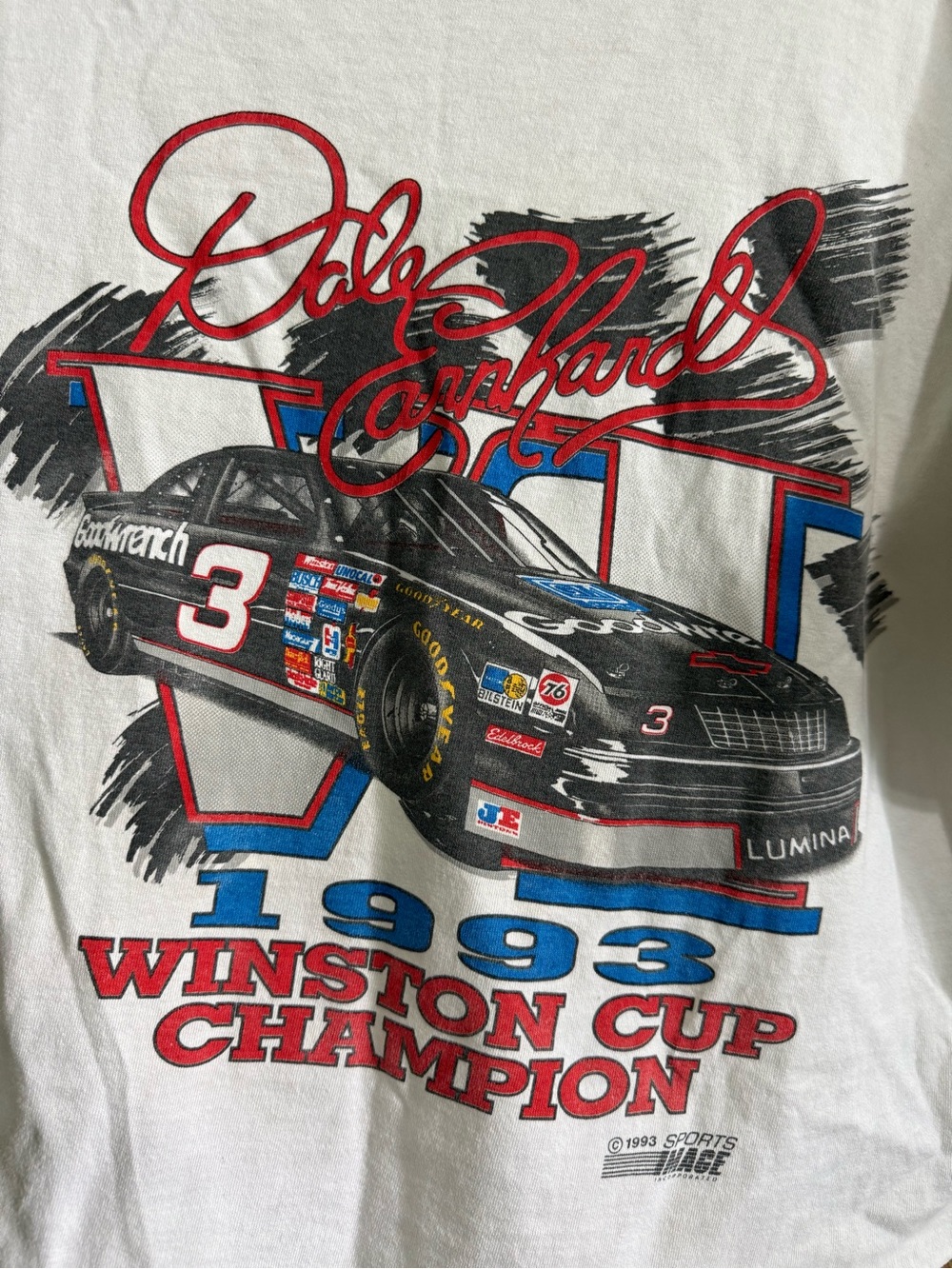 Vintage 1993 Nascar Dale Graphic Tee - Picture 2 of 4